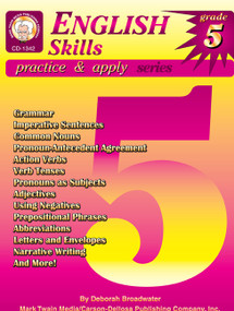 English Skills, Grade 5 by Deborah White Broadwater, 9781580371209