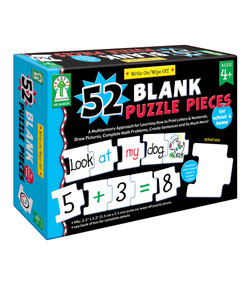 Write-On/Wipe-Off: 52 Blank Puzzle Pieces by Sherrill B. Flora, 9781602681057