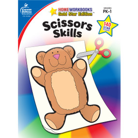 Scissors Skills, Grades PK - 1 (Gold Star Edition) by Carson Dellosa Education, 9781604187663