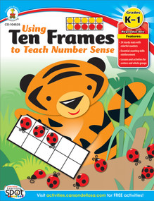 Using Ten Frames to Teach Number Sense, Grades K - 1 by Carson Dellosa Education, 9781609964719