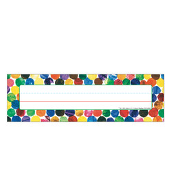 Eric Carle Dots Name Plates by Carson Dellosa Education, 9781609965013