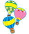 Hot Air Balloons Cutouts by Carson Dellosa Education, 9781609965655