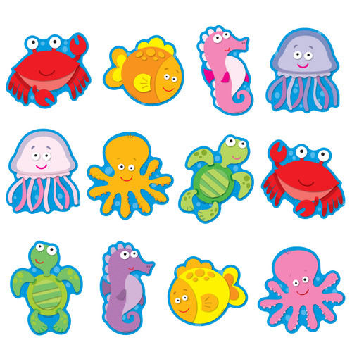 Sea Life Cutouts by Carson Dellosa Education, 9781609965723