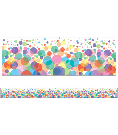 Bubbles Straight Bulletin Board Borders by Carson Dellosa Education, 9781609965907