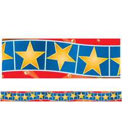 Hollywood Stars Straight Bulletin Board Borders by Carson Dellosa Education, 9781609965921