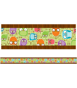Owls Straight Bulletin Board Borders by Carson Dellosa Education, 9781609965969