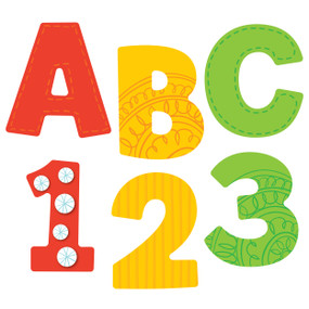 Boho Bulletin Board Letters by Carson Dellosa Education, 9781620576618