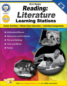 Reading, Grades 6 - 8 (Literature Learning Stations) by Schyrlet Cameron, Suzanne Myers, 9781622230020