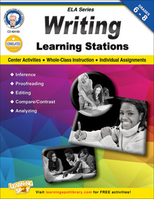 Writing Learning Stations, Grades 6 - 8 by Schyrlet Cameron, Suzanne Myers, 9781622230051