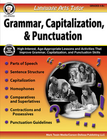Language Arts Tutor: Grammar, Capitalization, and Punctuation, Grades 4 - 8 by Cindy Barden, 9781622236329