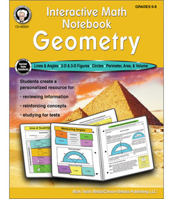 Interactive Math Notebook: Geometry Resource Book by Schyrlet Cameron, 9781622237654