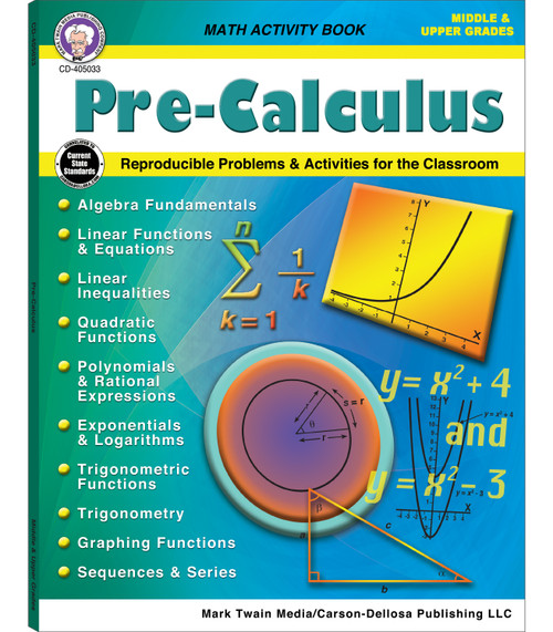 Pre-Calculus Workbook by Robert A. Sadler, 9781622237678