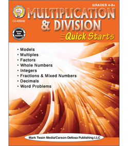 Multiplication & Division Quick Starts Workbook by Mark Twain Media, 9781622237739