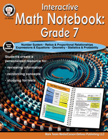 Interactive Math Notebook Resource Book, Grade 7 by Schyrlet Cameron, Carolyn Craig, 9781622238149