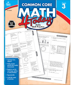 Common Core Math 4 Today, Grade 3 (Daily Skill Practice) by Erin McCarthy, 9781624426018