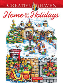 Creative Haven Home for the Holidays Coloring Book by Teresa Goodridge, 9780486850184