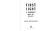 First Light (A Journey Out of Darkness) by Lucas Matthiessen, 9781956763317