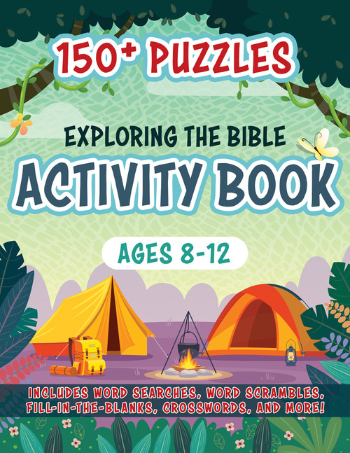 Exploring the Bible Activity Book (150+ Puzzles for Ages 8-12) by Whitaker Playhouse, Kate MacGregor, 9781641239158