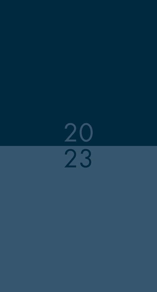 Navy Duotone 2023 2-Year Pocket Planner by Willow Creek Press, 9781549231438