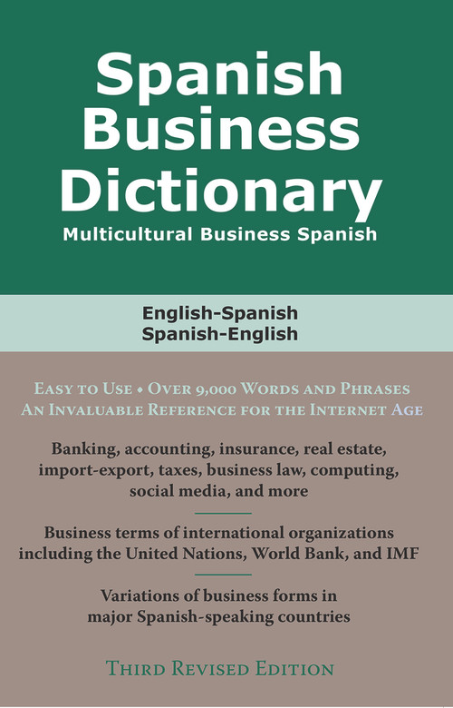 Spanish Business Dictionary (Multicultural Spanish Business) by Morry Sofer, 9780884003397