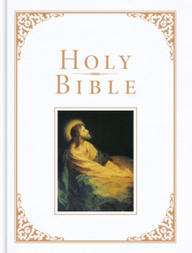 KJV Family Bible, White Imitation Leather Over Board (Holy Bible) by Holman Bible Publishers, 9781087774640