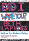 Did I Wake You? (Haikus for Modern Living) by Beth Lapides, 9781933368498