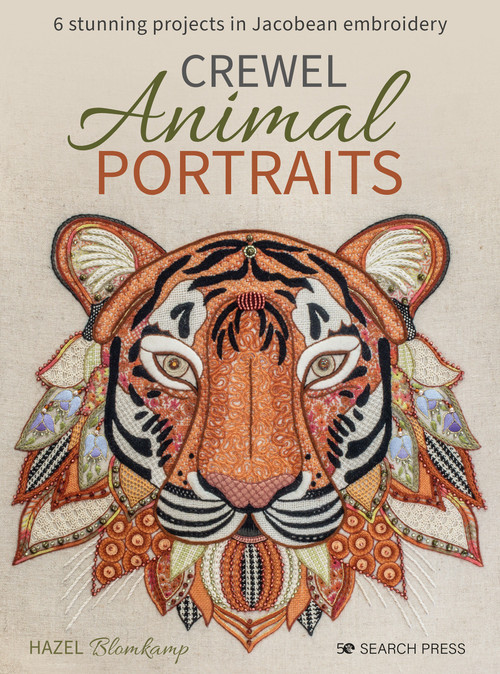 Crewel Animal Portraits (6 stunning projects in Jacobean embroidery) by Hazel Blomkamp, 9781800921306
