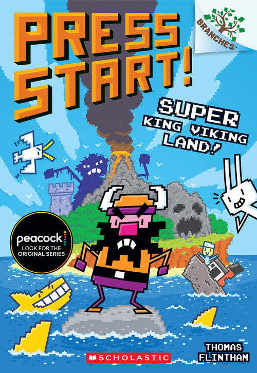 Super King Viking Land!: A Branches Book (Press Start! #13) by Thomas Flintham, Thomas Flintham, 9781338828757