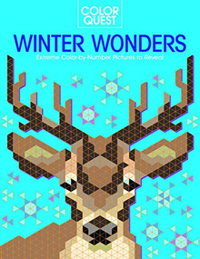 Color Quest: Winter Wonders (Extreme Color-by-Number Pictures to Reveal) by Daniela Geremia, 9781438089515