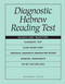 Diagnostic Hebrew Reading Test by Behrman House, 9780874415926