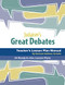 Judaism's Great Debates Lesson Plan Manual by Behrman House, 9780874418538