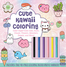 Cute Kawaii Coloring Kit by Editors of Chartwell Books, 9780785841371