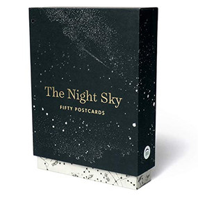 The Night Sky: Fifty Postcards (50 designs; archival images, NASA ephemera, photographs, and more in a gold foil stamped keepsake box;) (50 Postcards) by Princeton Architectural Press, 9781616897345