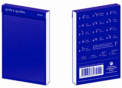 Grids & Guides (Micro Blue) (A Pocket Size Notebook) by Princeton Architectural Press, 9781616897635