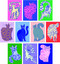 Cat Box (100 Postcards by 10 Artists) by Princeton Architectural Press, 9781648960741