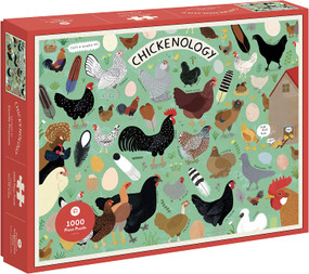 Chickenology (1000 Piece Puzzle) by Camilla Pintonato, Mia Johnson, 9781648961403