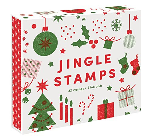 Jingle Stamps (22 stamps + 2 ink pads) by Princeton Architectural Press, 9781648961670
