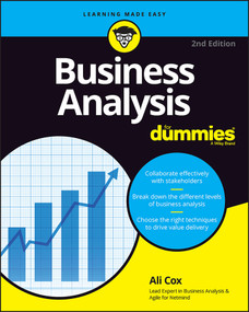 Business Analysis For Dummies - 9781119912484 by Alison Cox, 9781119912484