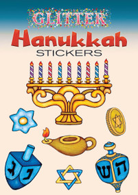Glitter Hanukkah Stickers by Freddie Levin, 9780486470184