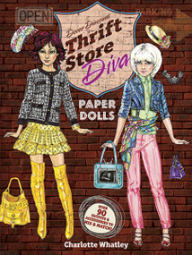 Thrift Store Diva Paper Dolls by Charlotte Whatley, 9780486499789