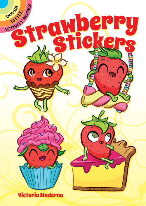 Strawberry Stickers by Victoria Maderna, 9780486803173