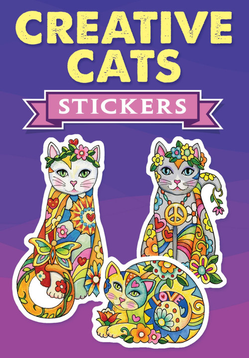 Creative Cats Stickers by Marjorie Sarnat, 9780486807034