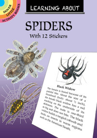 Learning About Spiders (With 12 Stickers) by Jan Sovak, 9780486837154