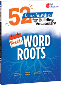 Weekly Word Roots (52 Quick Activities for Building Vocabulary) by Timothy Rasinski, Nancy Padak, Rick M. Newton, Evangeline Newton, Rick Newton, Rick Newton, Rick Newton, Rick Newton, Rick Newton, 9781087649030
