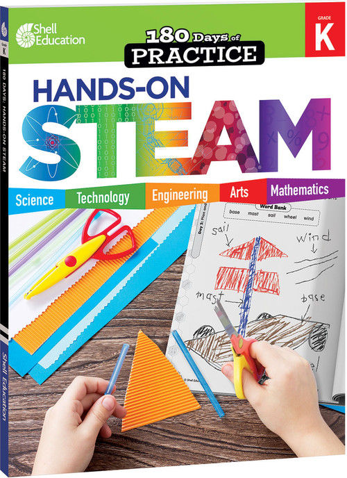 180 Days™: Hands-On STEAM for Grade K (Practice, Assess, Diagnose) by Chandra C. Prough, Chandra Prough, Chandra Prough, Chandra Prough, Chandra Prough, Chandra Prough, Chandra Prough, Chandra Prough, Chandra Prough, Chandra Prough, 9781425825270