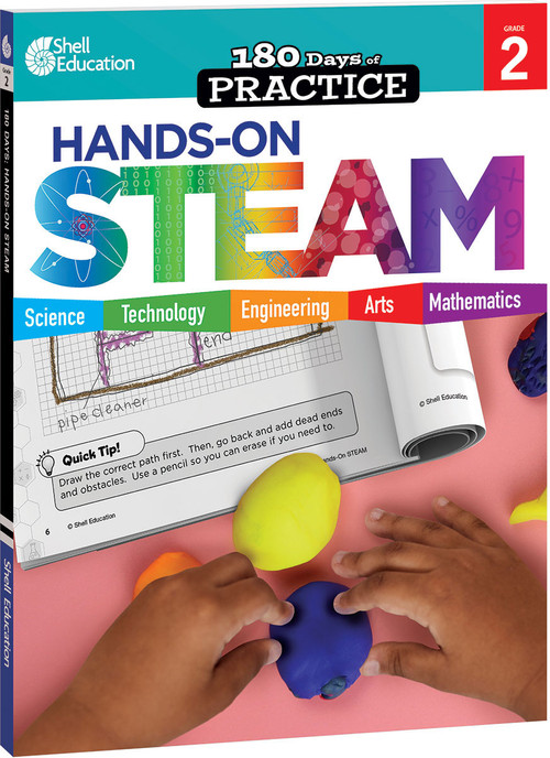 180 Days®: Hands-On STEAM for Grade 2 (Practice, Assess, Diagnose) by Melissa Laughlin, 9781425825294