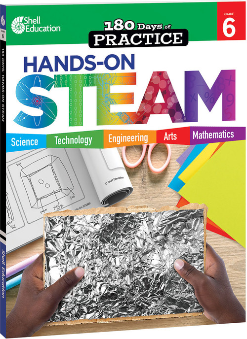 180 Days®: Hands-On STEAM for Grade 6 (Practice, Assess, Diagnose) by Nancy Balter, 9781087662107