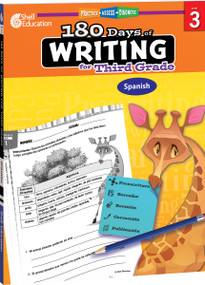 180 Days™: Writing for Third Grade (Practice, Assess, Diagnose) (Spanish Edition) by Kristi Sturgeon, 9781087648736
