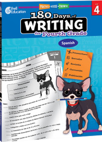 180 Days™: Writing for Fourth Grade (Practice, Assess, Diagnose) (Spanish Edition) by Kristin Kemp, 9781087648743