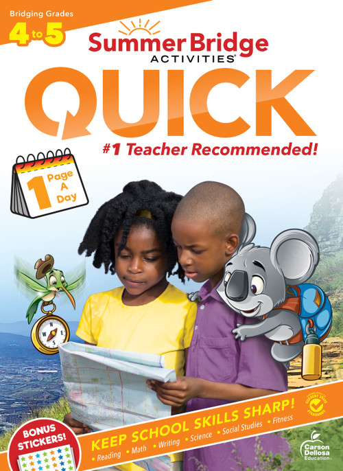 Summer Bridge Activities® Quick, Grades 4 - 5 by Summer Bridge Activities, Carson Dellosa Education, 9781483862828